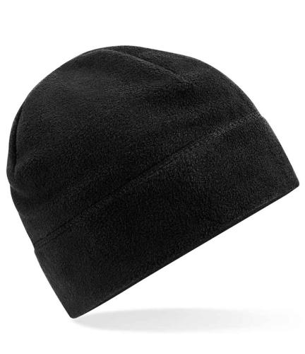 Beechfield Recycled Fleece Pull-On Beanie - BLK - ONE